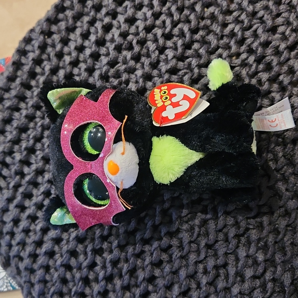 Ty Beanie Boo - Jinxy the Halloween Kitty Cat 6" NWT
